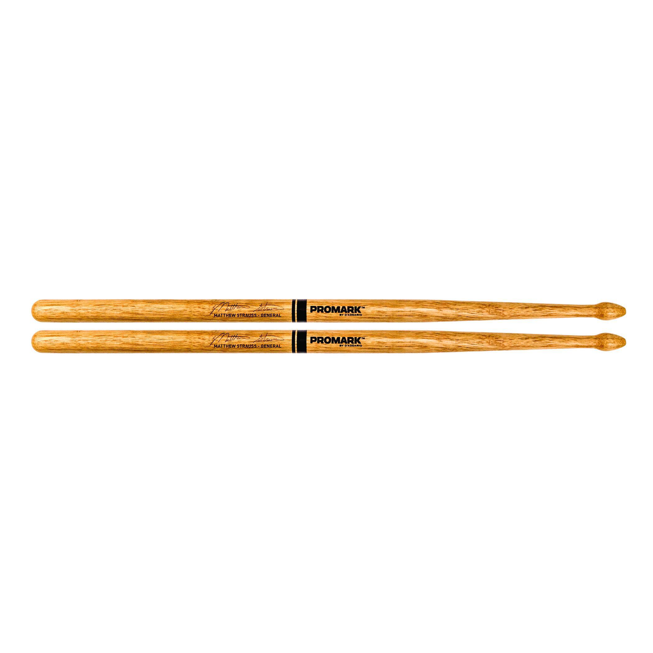 Promark - Baquetas Matt Strauss de Palo Santo, Punta: Madera Mod.MS1_6