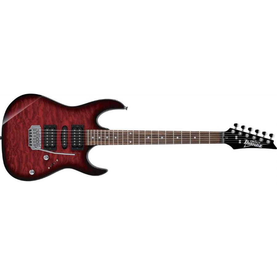 Ibañez - Guitarra Eléctrica RX, Color: Roja Transp. Mod.GRX70QA-TRB_7