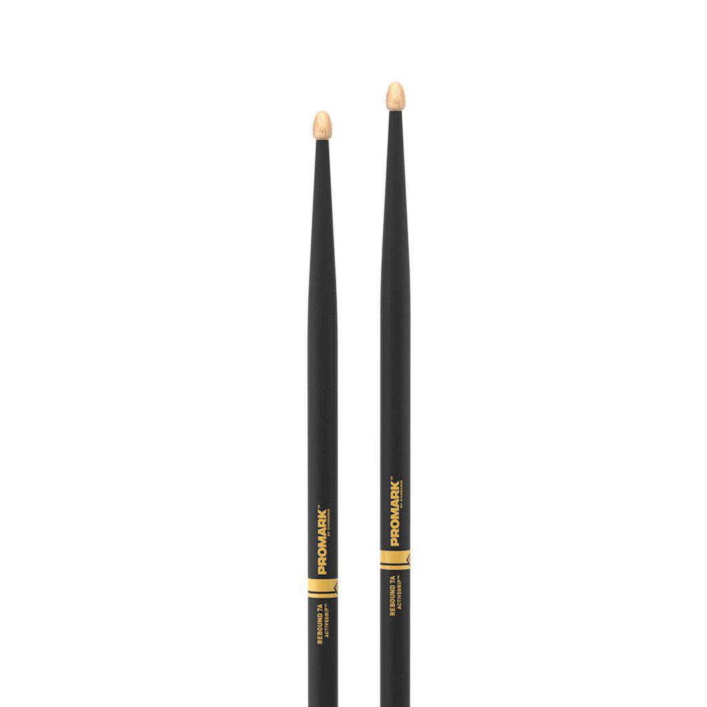 Promark - Baqueta Rebound Activegrip 7A Punta de Madera Mod.R7AAG_31