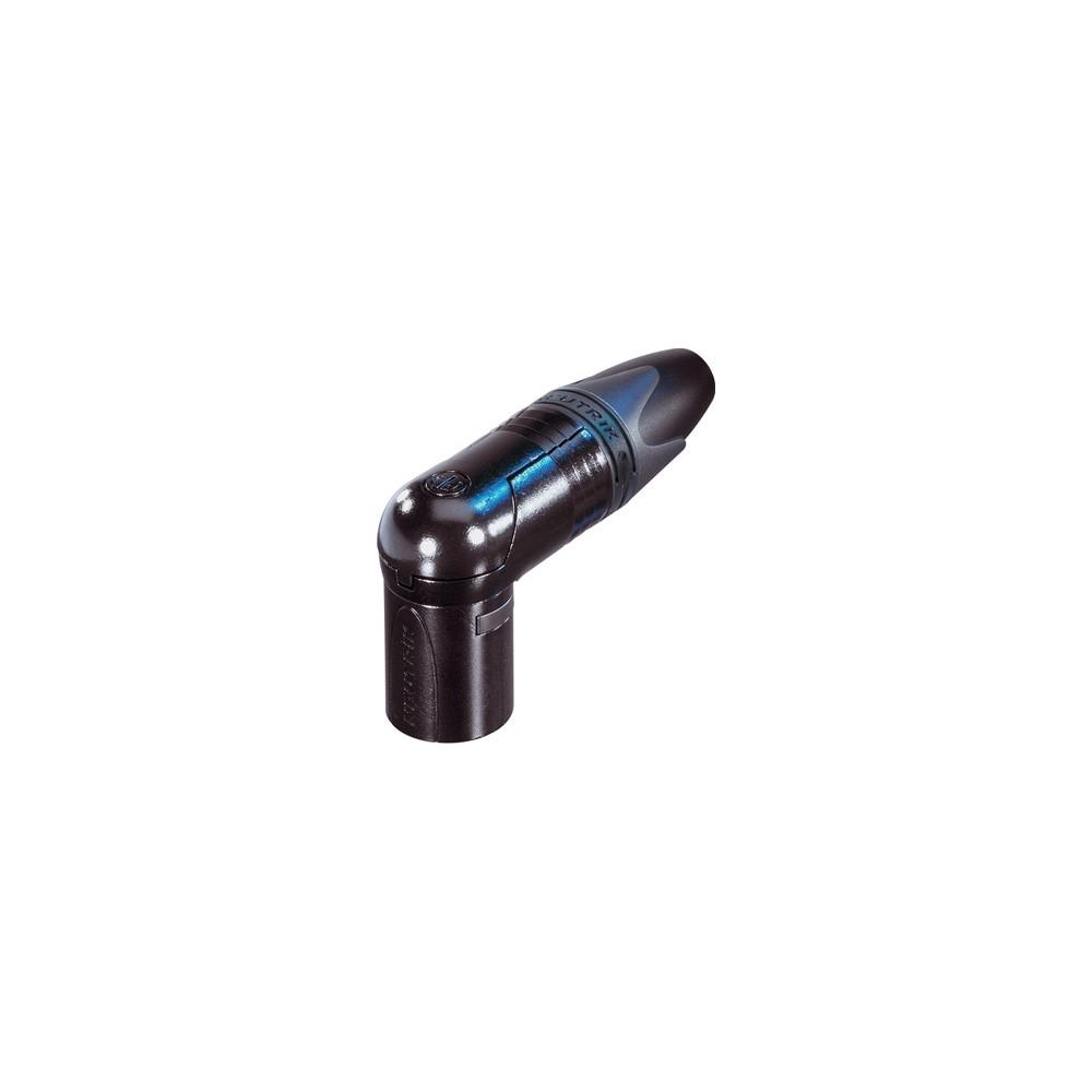 Neutrik - Conector XLR Macho de 3 Polos Serie RX a 90° Contactos en Plata Mod.NC3MRX-BAG_33