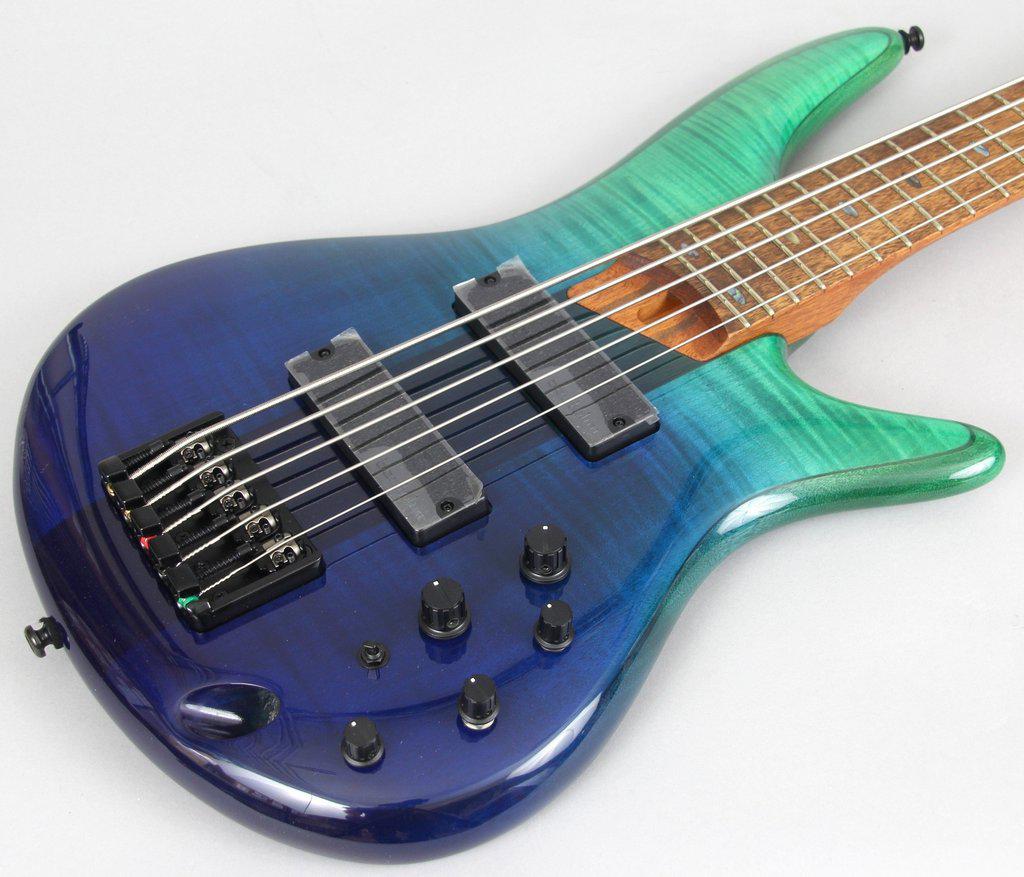 Ibañez - Bajo Eléctrica SR de 5 Cuerdas, Color: Azúl Degradado Mod.SR875-BRG_241