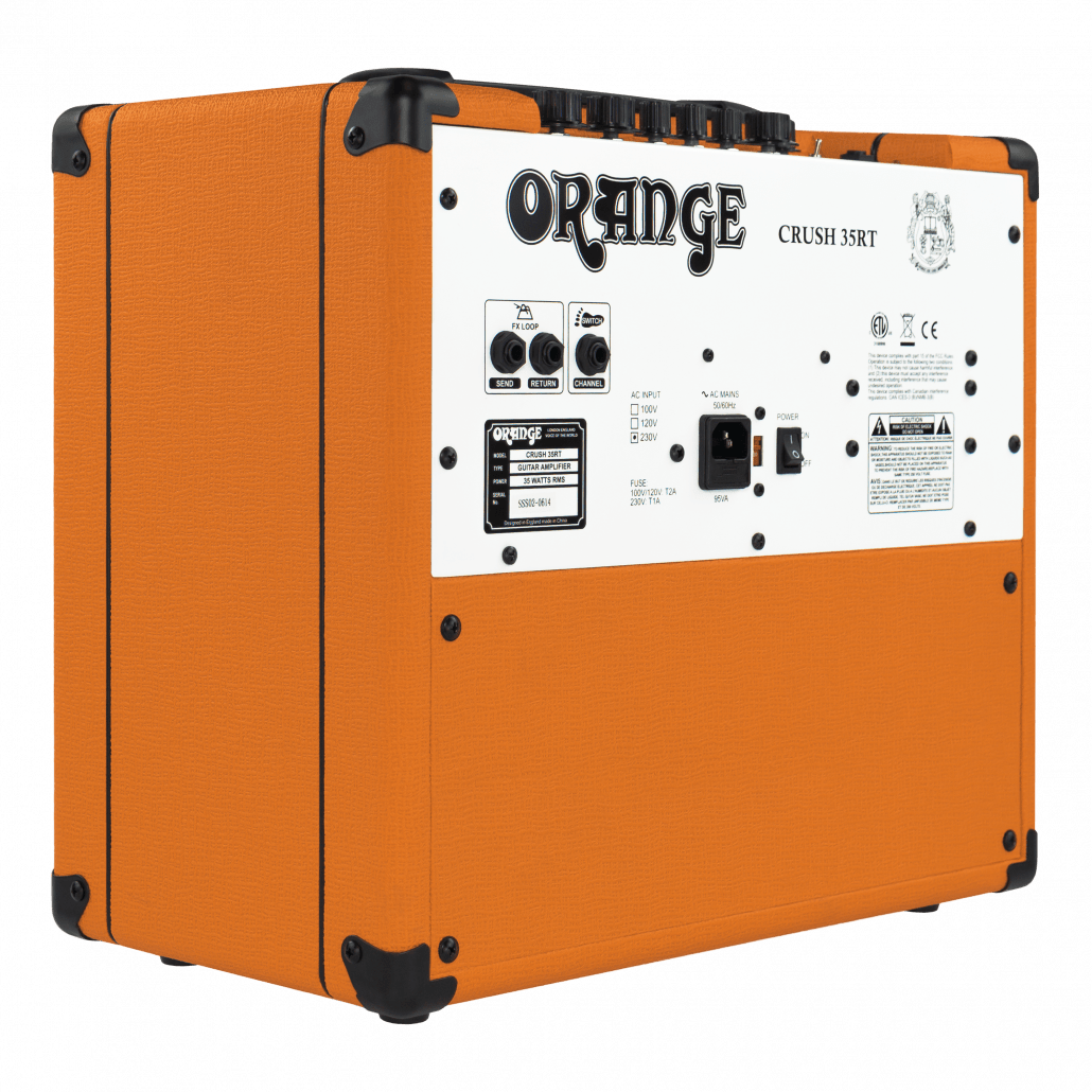 Orange - Combo Crush para Guitarra Eléctrica, 35W 1x10" con FX Mod.CRUSH 35RT_45