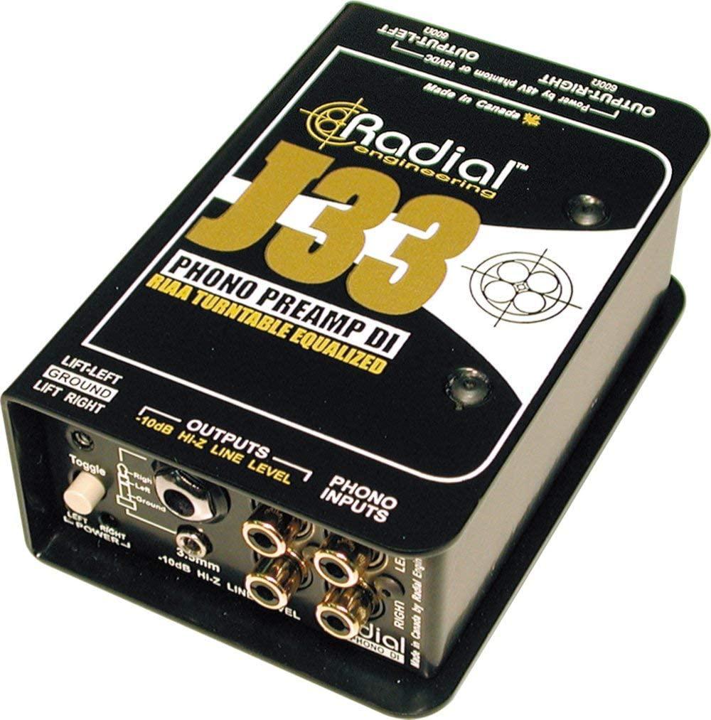 Radial - Caja Directa Activa Estereo RCA-XLR Mod.J33_380