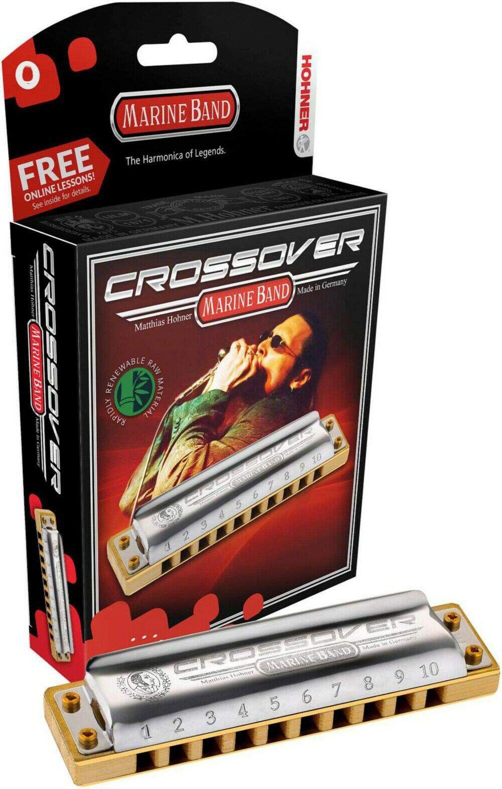 Hohner - Armónica en Si bemol Mayor Marine Band Crossover Mod.M2009116X_18