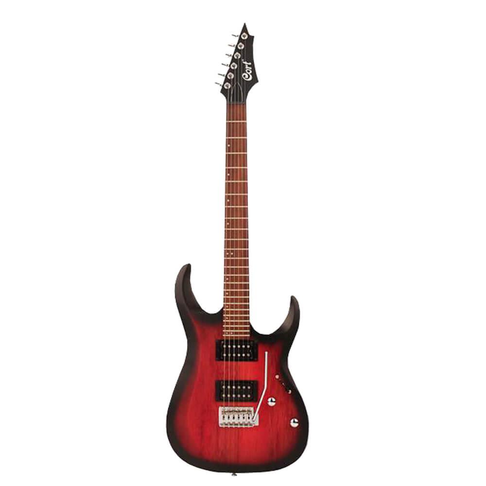 Cort - Guitarra Eléctrica X, Color: Vino Somb. Mate Mod.X100-OPBB_25