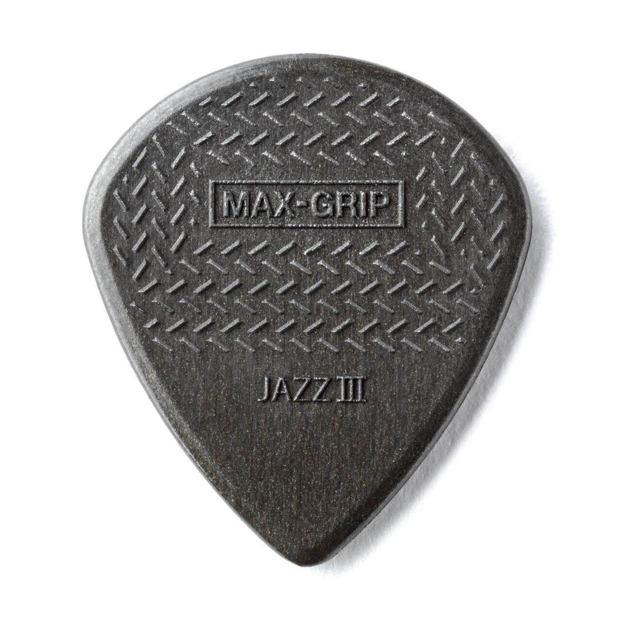 Dunlop - 1 Plumilla Max Gripp Jazz III, Color: Gris Mod.471R3C_22