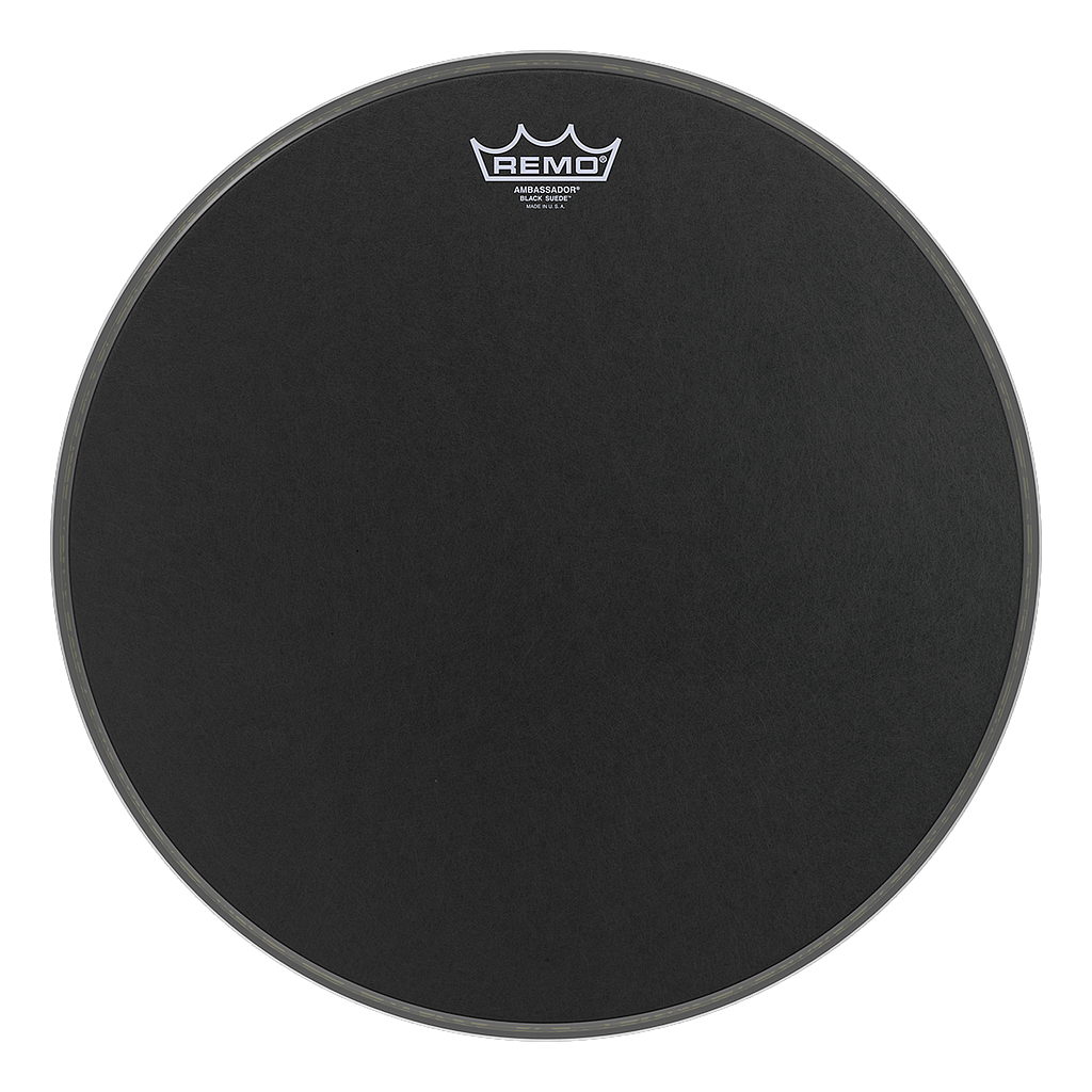 Remo - Parche Black Suede Ambassador Mod.BA-08__-ES