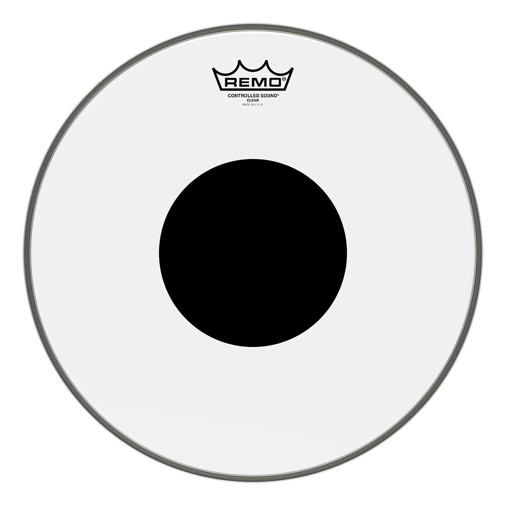 Remo - Parche Controlled Sound Color: Negro Transp Mod.CS-03__-10