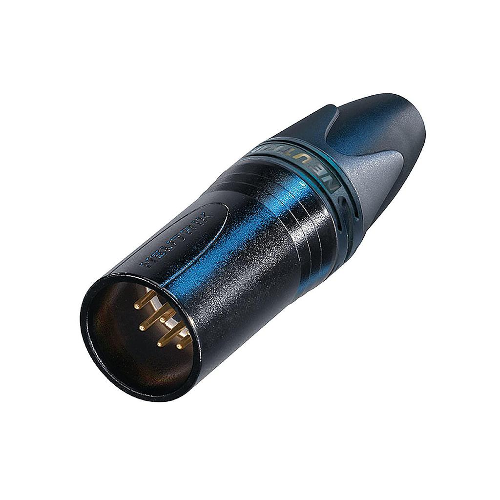 Neutrik - Conector XLR Macho de 7 Polos Serie XX Contactos en Oro Mod.NC7MXX-B