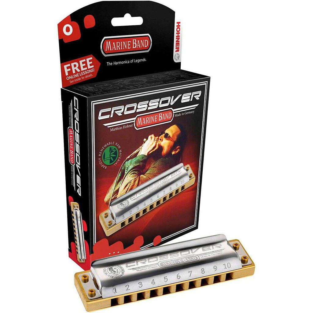 Hohner - Armónica en Mi bemol Mayor Marine Band Crossover Mod.M2009046X