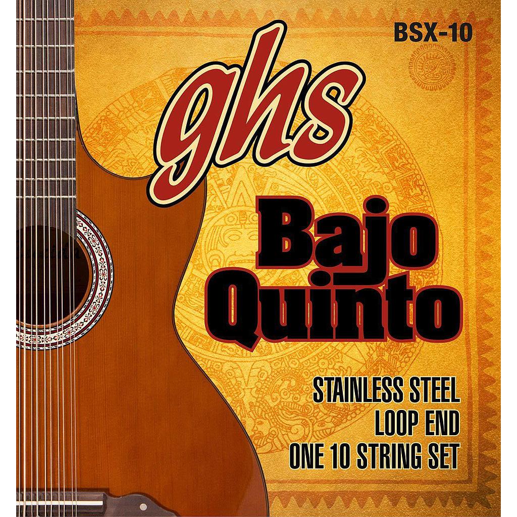 GHS - Encordado para Bajo Quinto, Calibres: .024 - .078 Mod.BSX-10