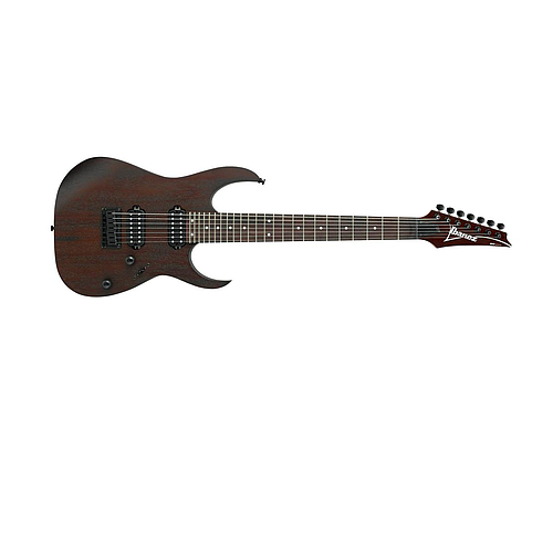 Ibañez - Guitarra Eléctrica RG de 7 cuerdas, Color: Nogal Mate Mod.RG7421-WNF_68