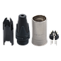 Neutrik - Conector XLR Macho 4 Polos Serie XX Cromado Mod.NC4MXX_25