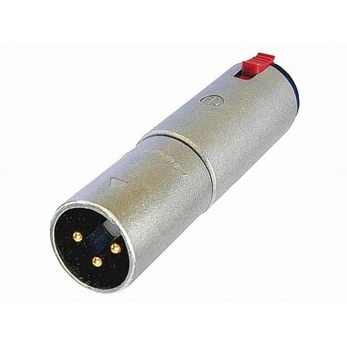 Neutrik - Adaptador XLR Macho 3 Pines a Jack Estereo TRS Mod.NA3MJ_369