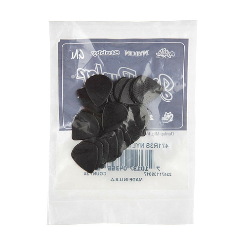 Dunlop - 24 Plumillas Max Gripp Jazz III, Color: Negro Mod.471R3S_9