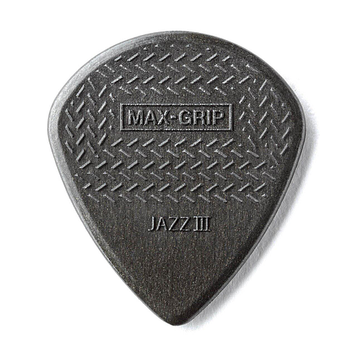 Dunlop - 1 Plumilla Max Gripp Jazz III, Color: Gris Mod.471R3C_22