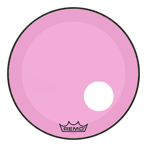 Remo - Parche Colortone Powerstroke P3, Tamaño: 22" con Perf. 5" Color: Rosa Mod.P3-1322-CT-PKOH_6