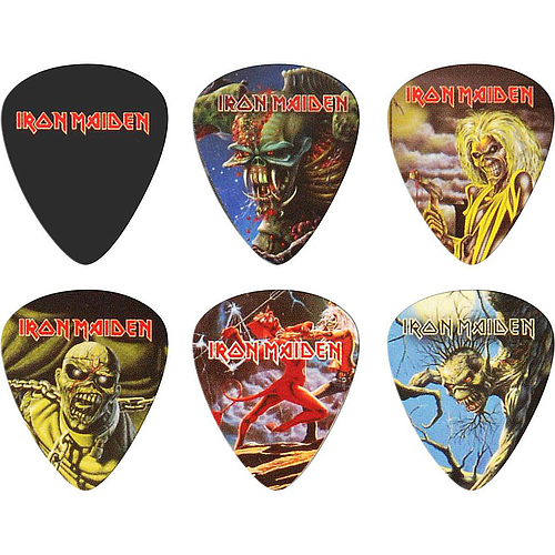 Perris - 6 Plumillas Iron Maiden Mod.LP-INM1
