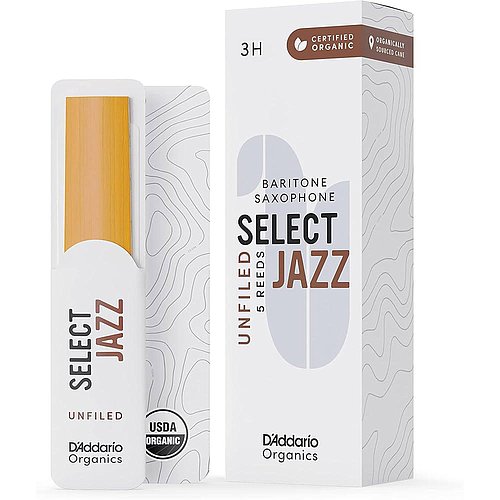 D'Addario - 5 Cañas Select Jazz Unfiled para Sax Baritono Mod.RRS05BSX__(5)