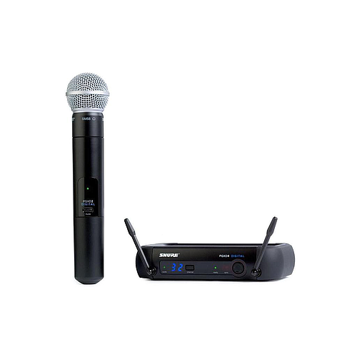 Shure - Sistema Inalámbrico PGXD con Micrófono de Mano PG58 Mod.PGXD24/PG58