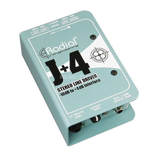 Radial - Preamplificador Activo Estereo Mod.J+4