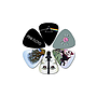 Perris - 6 Plumillas Pink Floyd Mod.LP-PF1